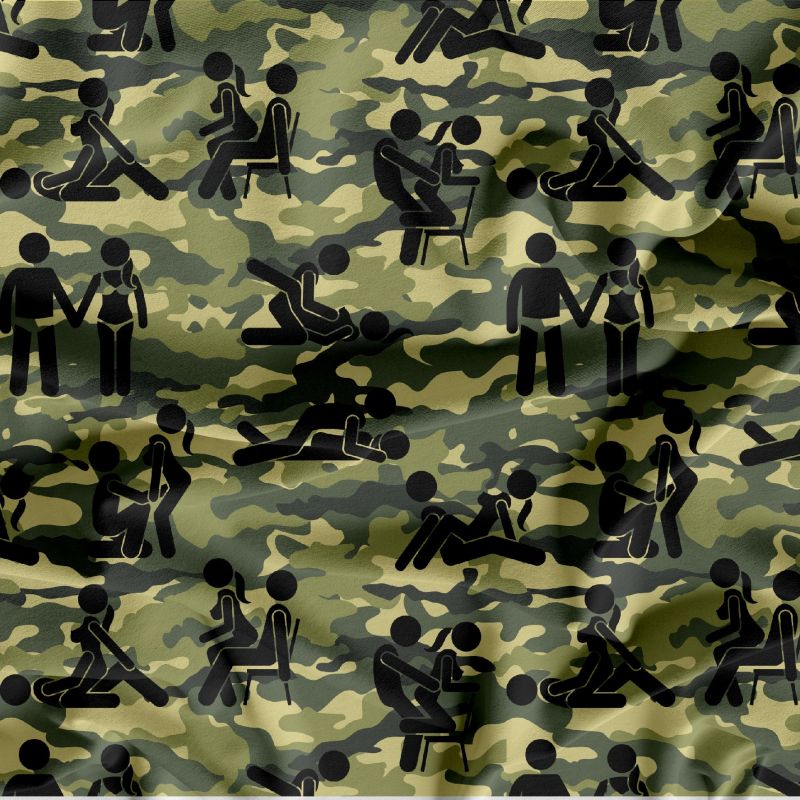 Kamasutra kamufláž army- materiálové varianty mavaga design