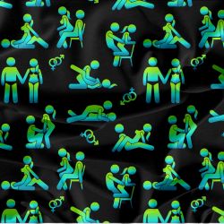 Kamasutra neon zelená- materiálové varianty mavaga design