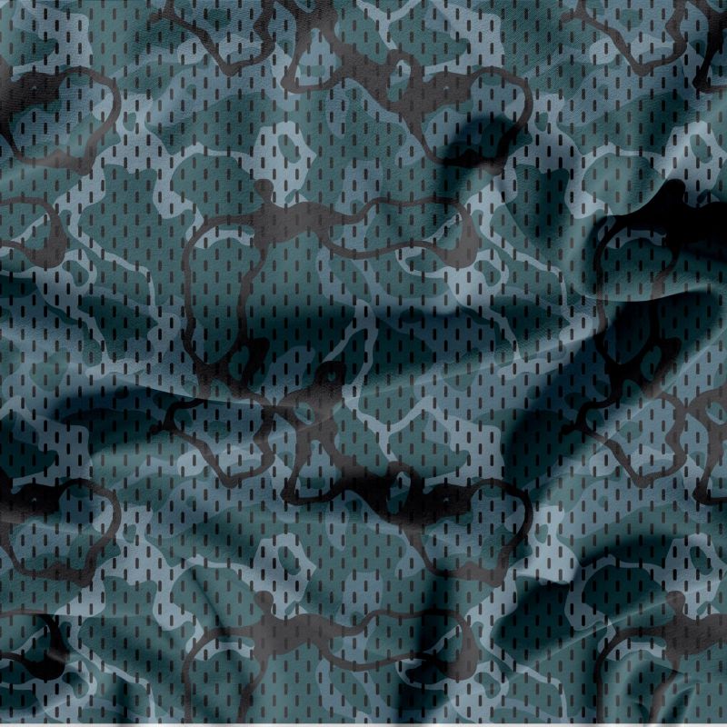 Kamufláž atyp pouštní modro-šedá-materiálové varianty mavaga design