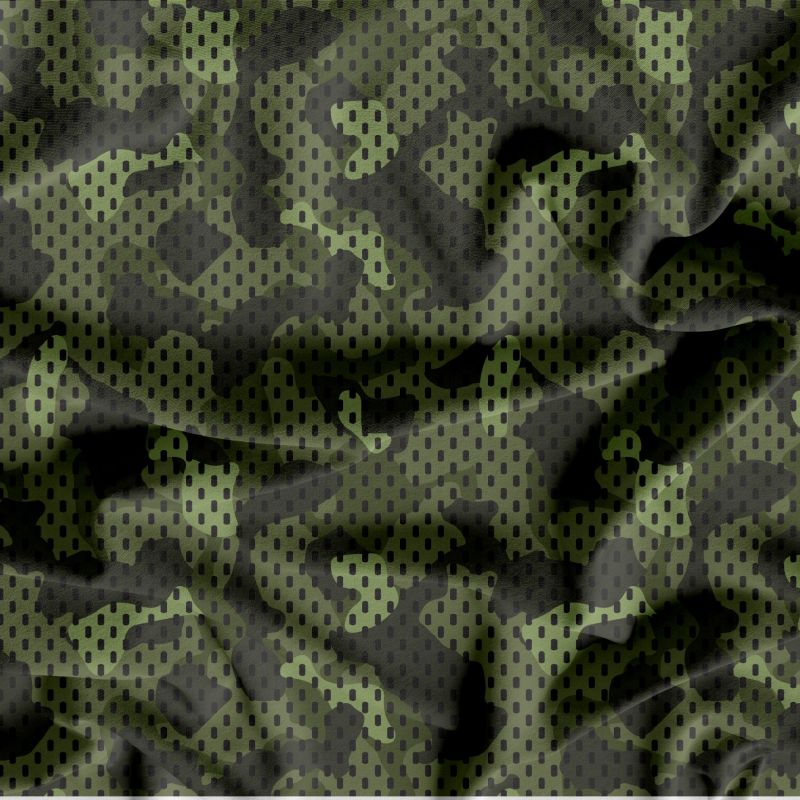 Kamufláž atyp zelená -materiálové varianty mavaga design