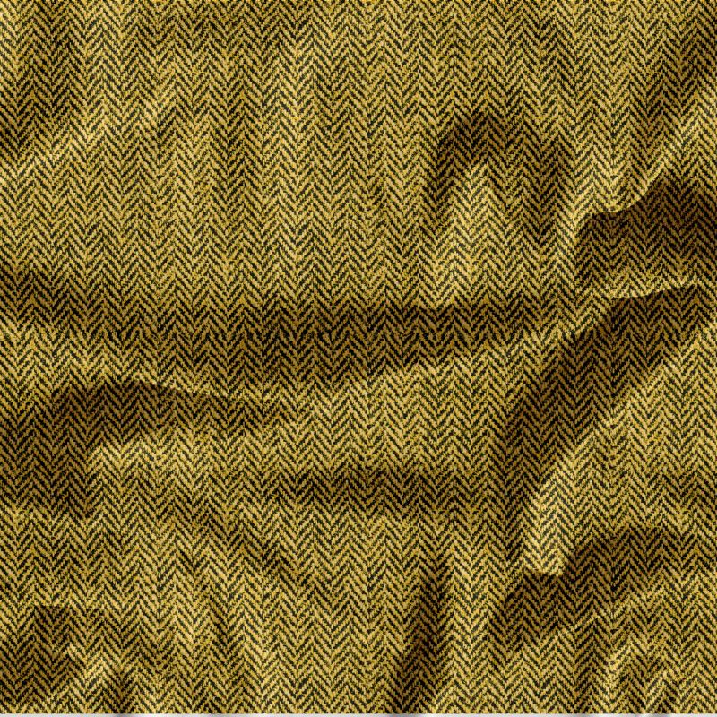 Rybí kost černo-hořčicová- materiálové varianty mavaga design