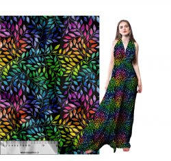 Duhové lístky na tmavé -materiálové varianty mavaga design