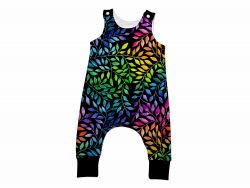 Duhové lístky na tmavé -materiálové varianty mavaga design
