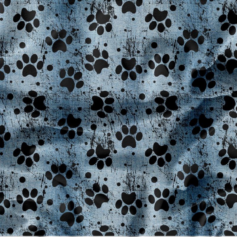 Tlapky na denimu-materiálové varianty mavaga design