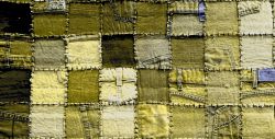 SAM427B (Jeans kostka hořčice -materiálové varianty)