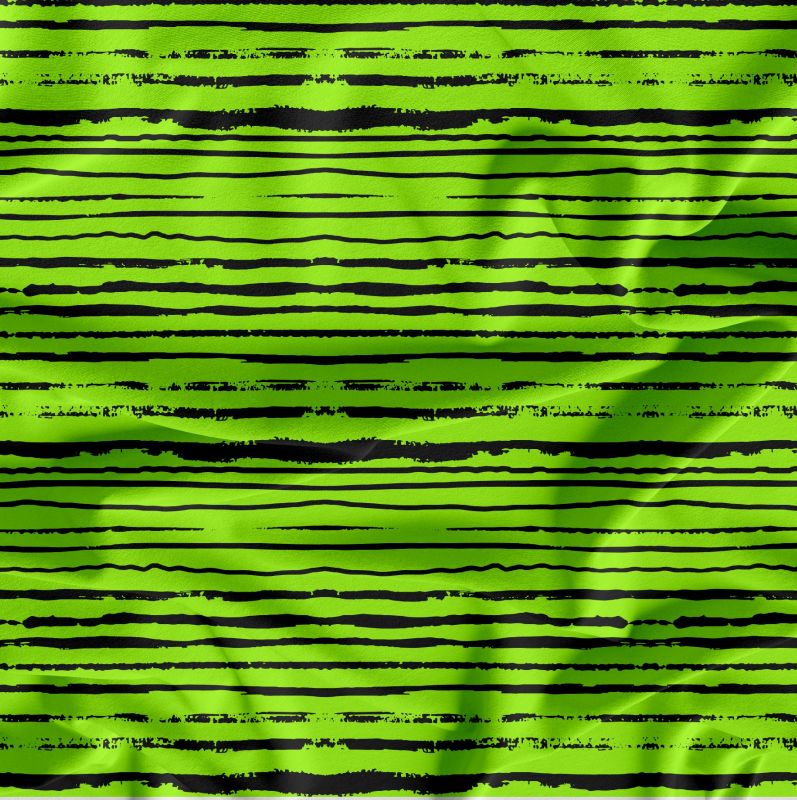 Černo-zelené crash pruhy - materiálálové varianty mavaga design
