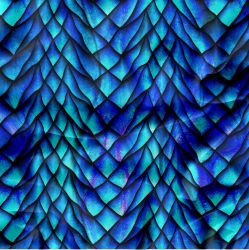 Dračí kůže modrá -materiálové varianty mavaga design