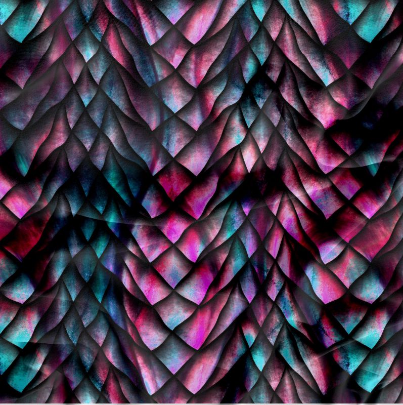 Dračí kůže růžová- materiálové varianty mavaga design