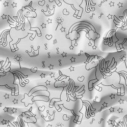 Jednorožec omalovánka-  materiálové varianty | Bela- polyesterový úplet, Torino, MILKY -úplet funkční, FERRA -úplet, Lycra, PUSH UP LYCRA/ plavkovina, Garzato- počesaný funkční úplet, Termo lycra počesaná, DOLOMITY -počesaný 250 gsm, Softshell zimní 320 gsm, Softshell LETNÍ NEPRUŽNÝ, Softshell ZIMNÍ PRUŽNÝ 220 gsm, Softshell letní pružný, Softshell jarní 285 gsm, Softshell BERÁNEK, Kočárkovina, Micropeach -tkanina 100 % pes, Silver pružné plátno, X-BAVLNĚNÝ SATÉN, BAVLNĚNÝ úplet LORA 180, Bavlněná teplákovina LORA 250 gsm, BAVLNĚNÝ úplet MIRA 230, Mušelín, SILKY, Venezie úplet, Satén úpletový Valentino  PES+el., Microplyš pružný