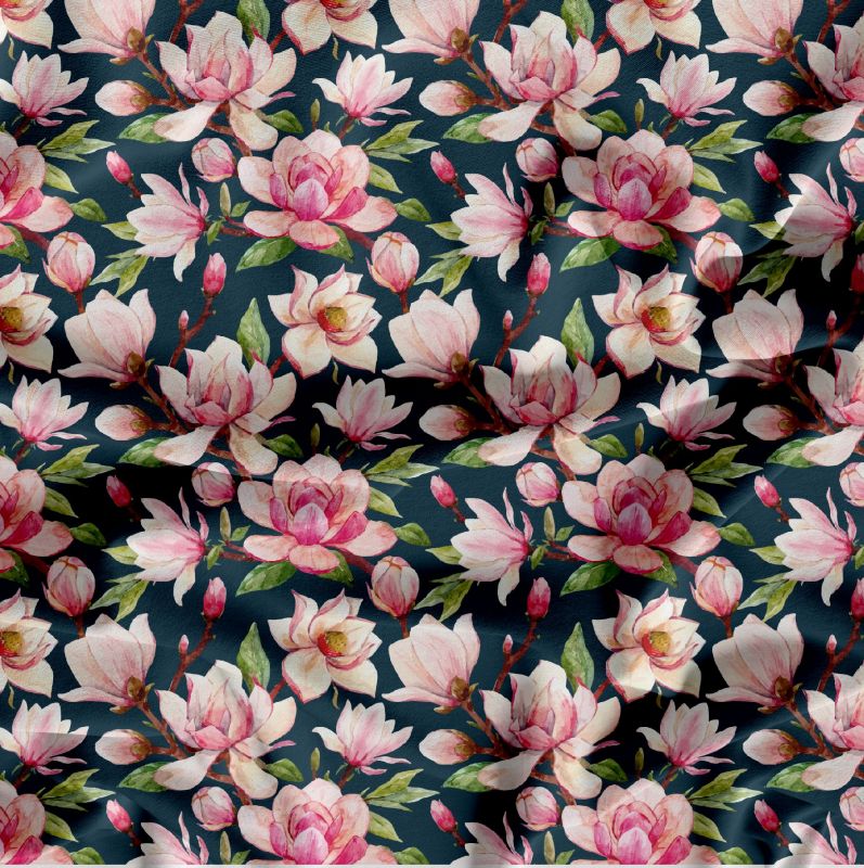 Magnolie na tmavé-materiálové varianty mavaga design