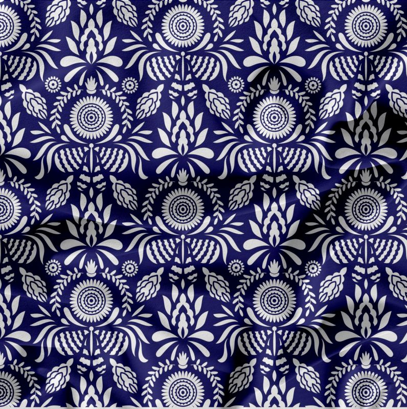 Modrotisk TMAVÝ-materiálové varianty mavaga design