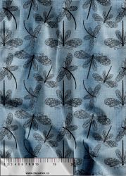 Vážky na denimu-materiálové varianty mavaga design