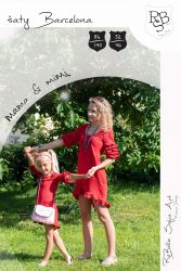 Papírový střih -Dámské šaty BARCELONA Mavatex