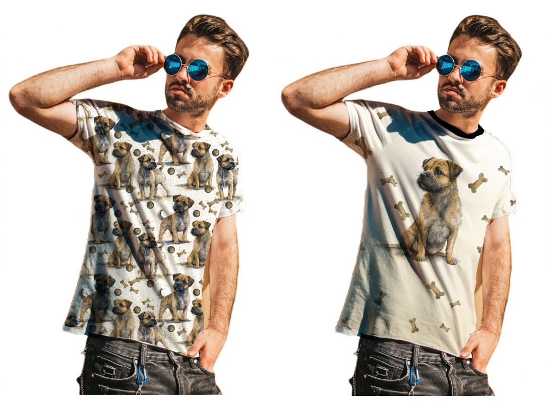 Panel Border terrier –materiálové varianty!! mavaga design