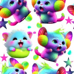 SAM1052A (Punk cats- materiálové varianty)