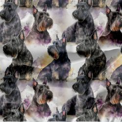 Skotský terrier- materiálové varianty mavaga design