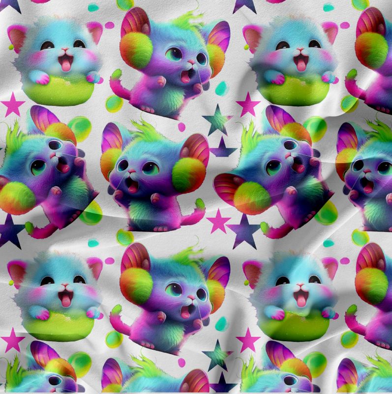 Punk cats- materiálové varianty mavaga design
