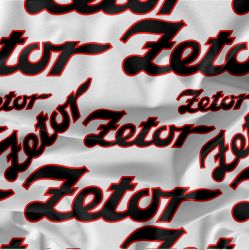 ZETOR na bílé 2 -materiálové varianty | Bela- polyesterový úplet, Torino -úplet funkční, MILKY -úplet funkční, Lycra, PUSH UP LYCRA/ plavkovina, Garzato- počesaný funkční úplet, Termo lycra počesaná, Softshell zimní 320 gsm, Softshell ZIMNÍ PRUŽNÝ 220 gsm, Softshell letní pružný 220gsm, Softshell jarní 285 gsm, Kočárkovina, Micropeach -tkanina 100 % pes, Silver pružné plátno, X-BAVLNĚNÝ SATÉN, BAVLNĚNÝ úplet LORA 180, Bavlněná teplákovina LORA 250 gsm, BAVLNĚNÝ úplet MIRA 230, Mušelín, DOLOMITY--úplet /teplákovina počesaný, Microplyš pružný