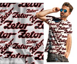 ZETOR na bílé 2 -materiálové varianty | Bela- polyesterový úplet, Torino -úplet funkční, MILKY -úplet funkční, Lycra, PUSH UP LYCRA/ plavkovina, Garzato- počesaný funkční úplet, Termo lycra počesaná, Softshell zimní 320 gsm, Softshell ZIMNÍ PRUŽNÝ 220 gsm, Softshell letní pružný 220gsm, Softshell jarní 285 gsm, Kočárkovina, Micropeach -tkanina 100 % pes, Silver pružné plátno, X-BAVLNĚNÝ SATÉN, BAVLNĚNÝ úplet LORA 180, Bavlněná teplákovina LORA 250 gsm, BAVLNĚNÝ úplet MIRA 230, Mušelín, DOLOMITY--úplet /teplákovina počesaný, Microplyš pružný