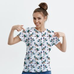 Akvarel vážky-materiálové varianty mavaga design