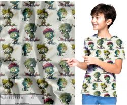 Akvarelové ZOMBÍCI -materiálové varianty mavaga design
