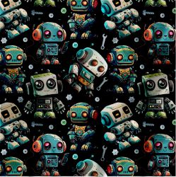 Roboti na černé-materiálové varianty mavaga design