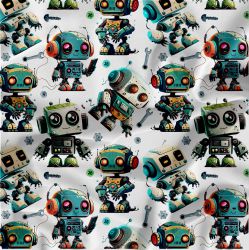 Roboti na bílé-materiálové varianty mavaga design