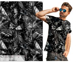 Tmavé grafické deseny - materiálové varianty mavaga design
