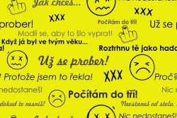 SAM1120B (RODIČOVSKÉ HLÁŠKY na ŽLUTÉ-materiálové varianty)