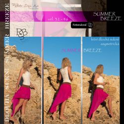Elektronický střih -Dámská dlouhá sukně Summer Breeze Mavatex