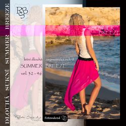 Elektronický střih -Dámská dlouhá sukně Summer Breeze Mavatex