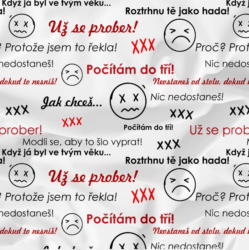 RODIČOVSKÉ HLÁŠKY -materiálové varianty mavaga design