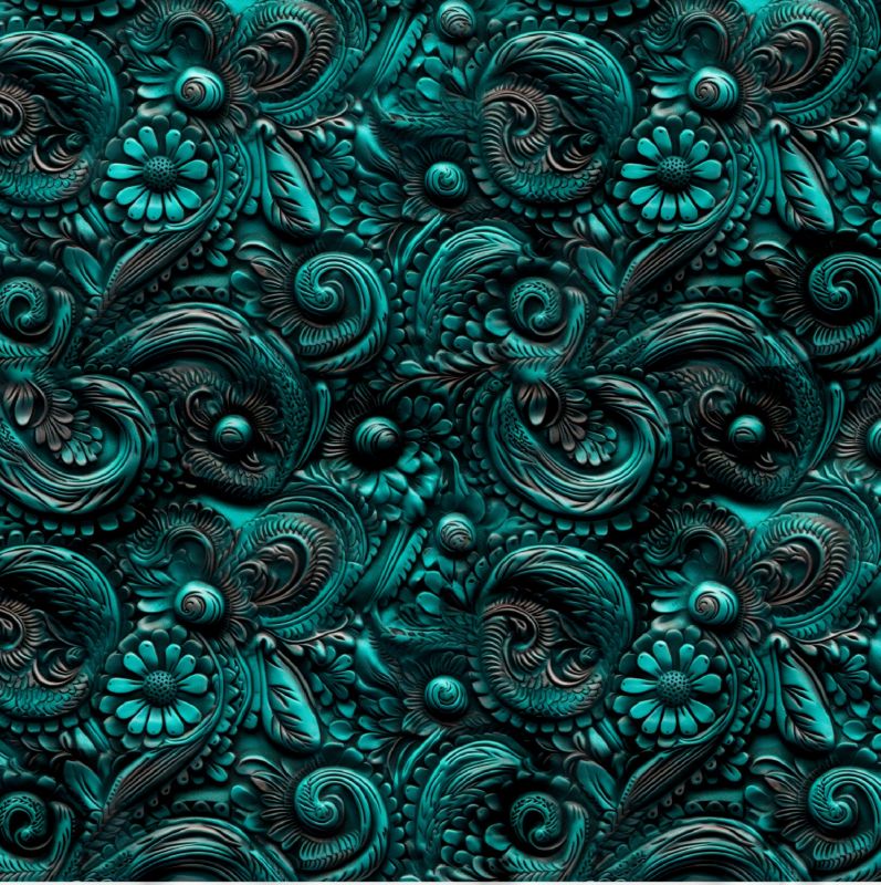 Barokní 3D hliněné květy opal -materiálové varianty mavaga design