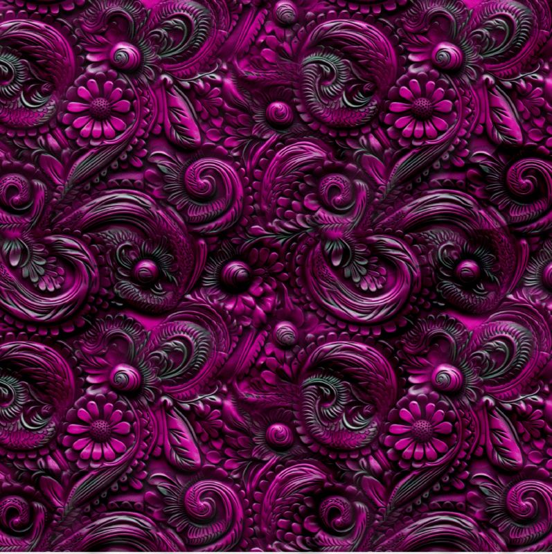 Barokní 3D hliněné květy ostružina -materiálové varianty mavaga design