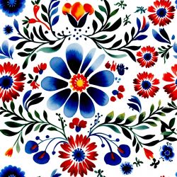 SAM1174 (Folklor barevný -materiálové varianty)