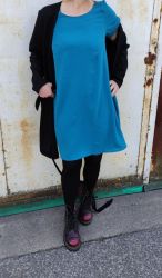 střih na šaty pro plnoštíhlé