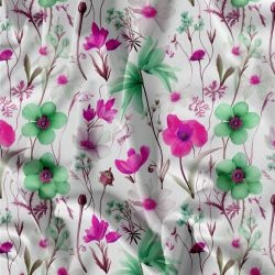 Akvarelové kytky do maliny-materiálové varianty mavaga design