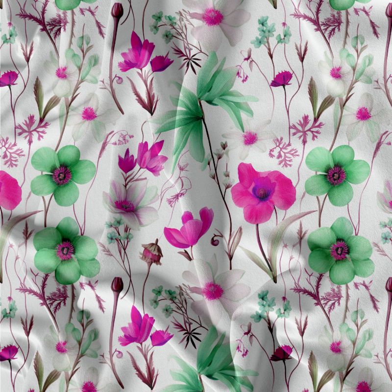 Akvarelové kytky do maliny-materiálové varianty mavaga design