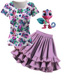 Bláznivý chameleoni holčičí -materiálové varianty mavaga design