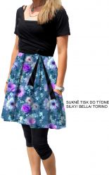 Papírový střih - DÁMSKÉ šaty LINDA -vel.2XS-3XL Mavatex návrh oblečení