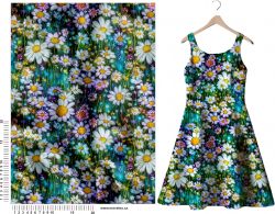 Kopretiny na louce-materiálové varianty mavaga design