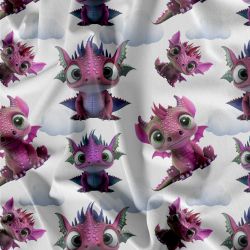 Růžový draci -materiálové varianty mavaga design