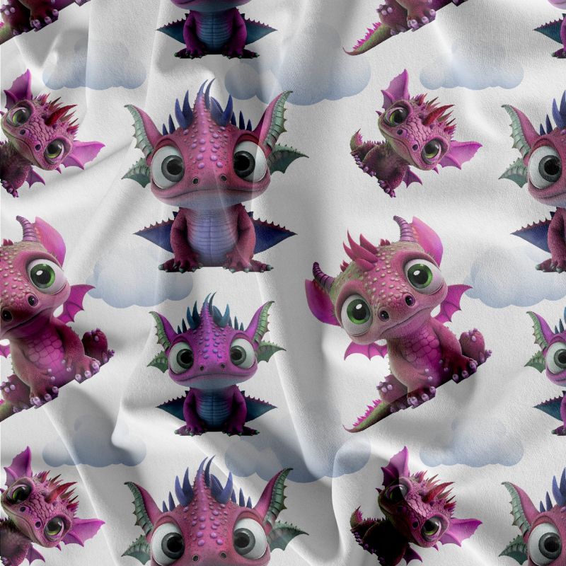 Růžový draci -materiálové varianty mavaga design