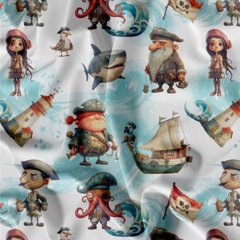 Piráti -materiálové varianty mavaga design