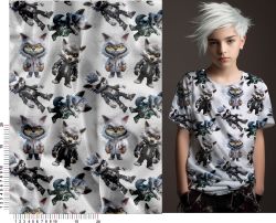 V rytumu PUNK zvířátek hořčice- materiálové varianty mavaga design