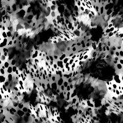 SAM1282B (Leopard černobílá- materiálové varianty)
