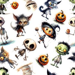 SAM1275A (Halloween monster- materiálové varianty)