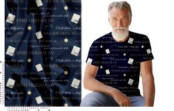 Děda na tmavě modré-materiálové varianty | Bela- polyesterový úplet, Torino -úplet funkční, MILKY -úplet funkční, FERRA -úplet, Lycra, PUSH UP LYCRA/ plavkovina, Garzato- počesaný funkční úplet, Termo lycra počesaná, DOLOMITY -počesaný 250 gsm, Softshell zimní 320 gsm, Softshell LETNÍ NEPRUŽNÝ, Softshell ZIMNÍ PRUŽNÝ 220 gsm, Softshell letní pružný 220gsm, Softshell jarní 285 gsm, Softshell BERÁNEK, Kočárkovina, Micropeach -tkanina 100 % pes, Silver pružné plátno, SILKY, Venezie úplet, Satén úpletový Valentino  PES+el., Microplyš pružný