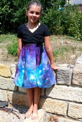 Elektronický střih - DÁMSKÉ šaty LINDA -vel.2XS-3XL Mavatex střih na šaty