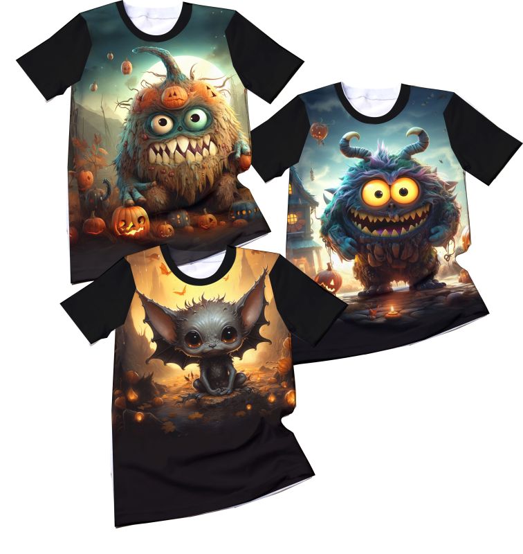 Halloween kluci -3PANEL–materiálové varianty!! mavaga design